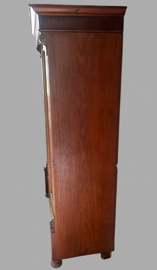 A GRUNDERZEIT WALNUT VENEERED WARDROBE - ADDITIONAL PHOTO 11