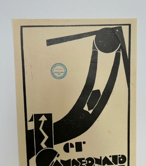 fig 1. A 1930 Inaugural World Cup Poster