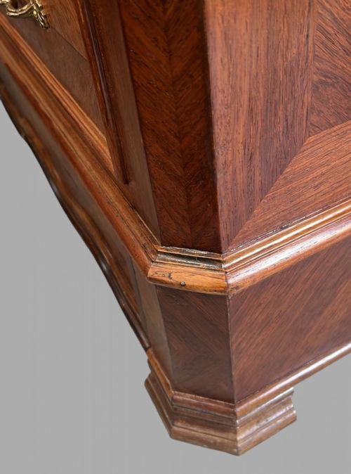 A VERY ATTRACTIVE 19THC FRENCH MARBLE TOPPED COMMODE - ADDITIONAL PHOTO 9