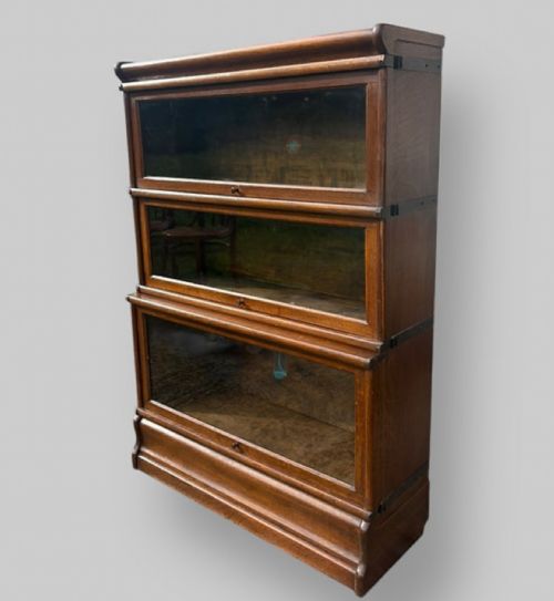 AN EARLY C20TH GLOBE WERNICKE BARRISTER BOOKCASE - ADDITIONAL PHOTO 3