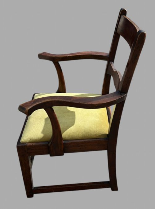 A HANDSOME PAIR OF EARLY 19THCENTURY ENGLISH COUNTRY ARMCHAIRS - ADDITIONAL PHOTO 6