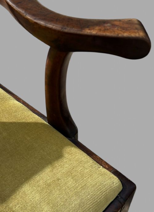 A HANDSOME PAIR OF EARLY 19THCENTURY ENGLISH COUNTRY ARMCHAIRS - ADDITIONAL PHOTO 7