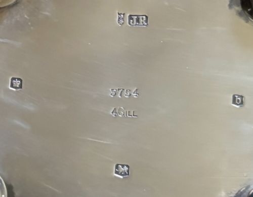 fig 4. A Silver Teapot or Hot Water Pot Dated 1919