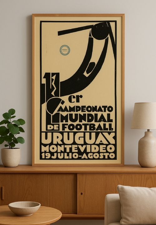 fig 6. A 1930 Inaugural World Cup Poster