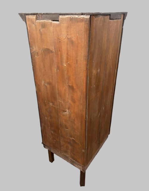 LATE 19TH CENTURY MAHOGANY CORNER CUPBOARD ON STAND - ADDITIONAL PHOTO 4