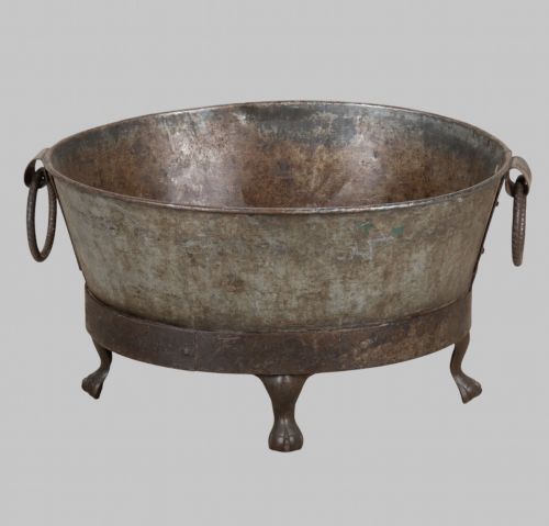 A Wonderful Unusual Large Metal and Tin Container