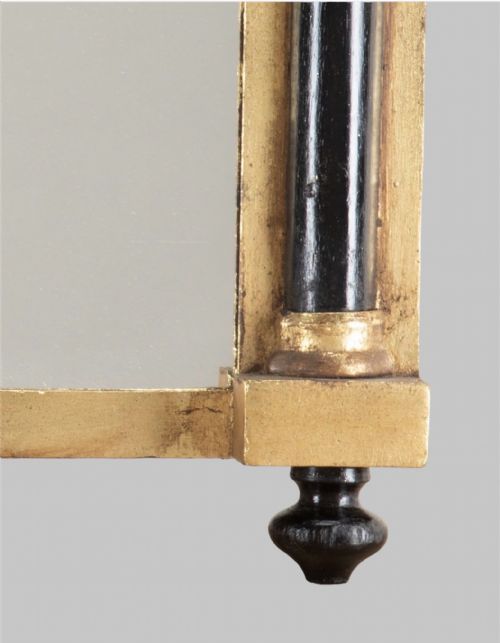 AN ATTRACTIVE 19THC OVER MANTEL MIRROR - ADDITIONAL PHOTO 2