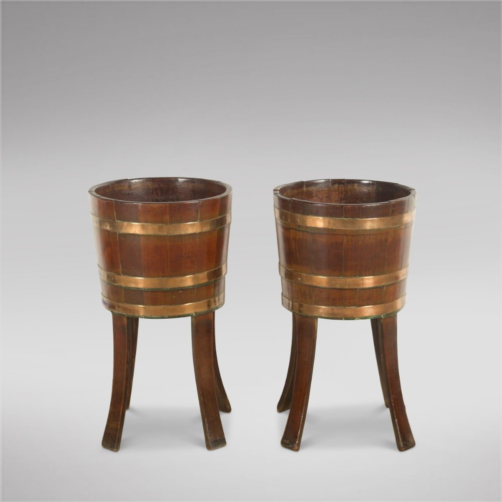 A Pair of 19th Century George III Style Jardinieres
