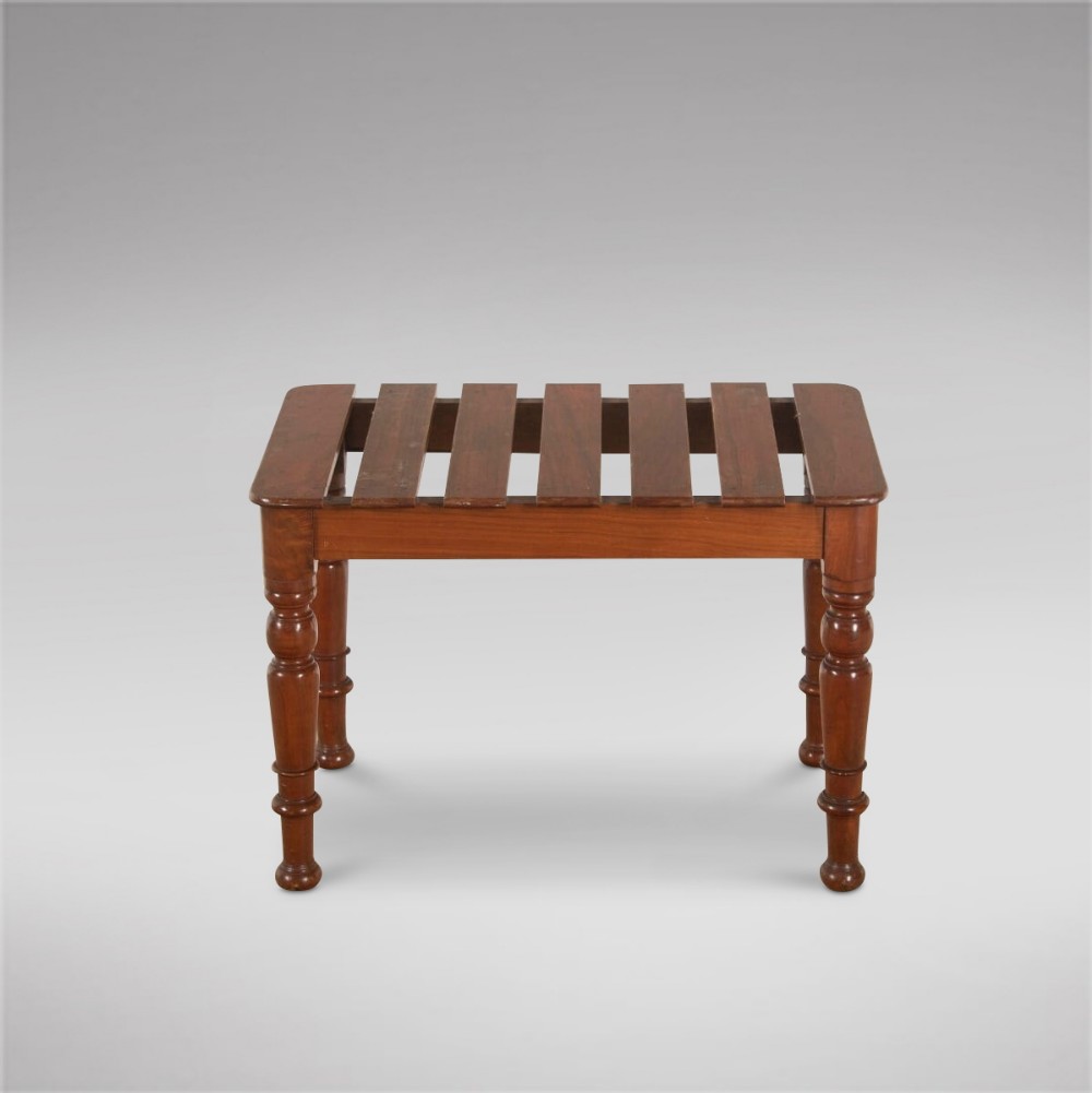 A Mahogany Luggage Stand