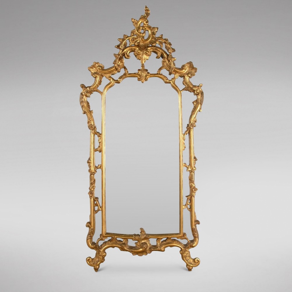 Louis XV Style 19thc Giltwood Wall Mirror
