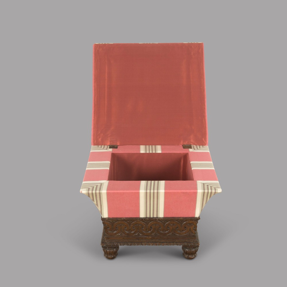 A 1825 George 1V Oak Ottoman Stool  View II