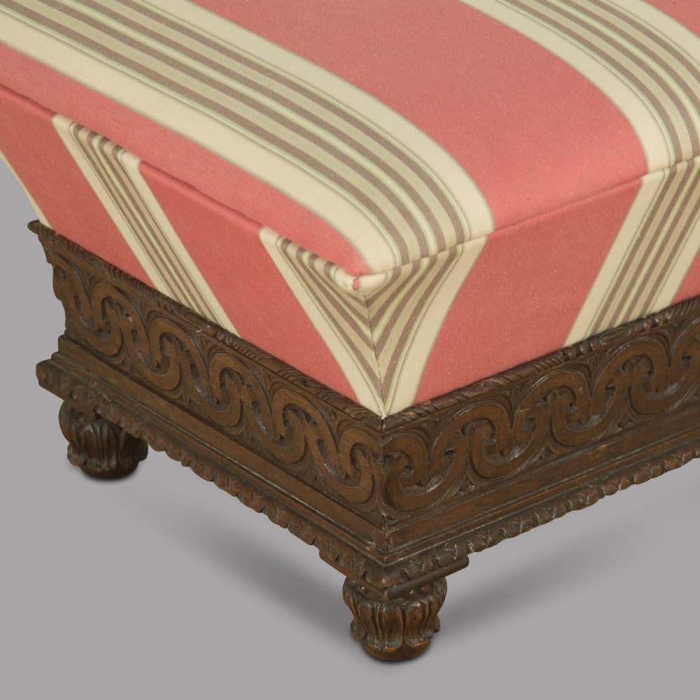 A 1825 George 1V Oak Ottoman Stool  View III