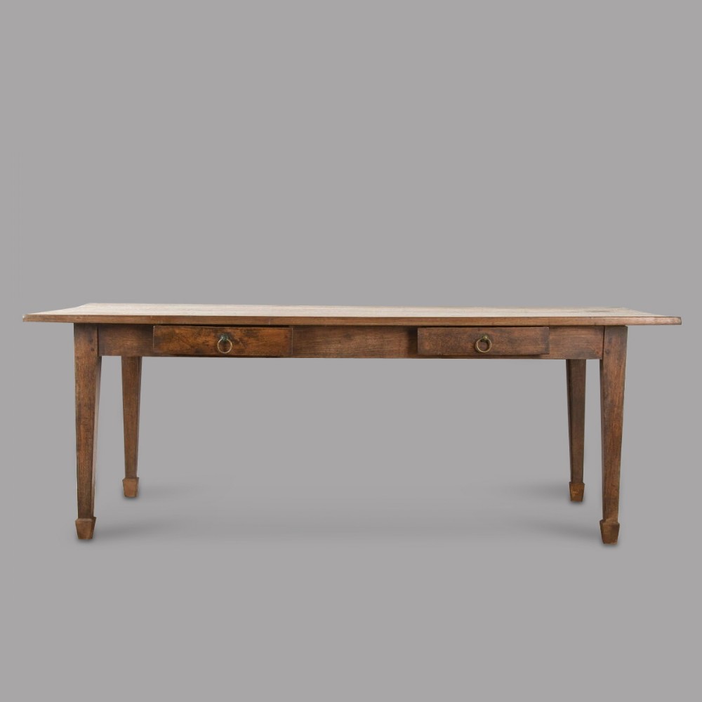 A 19thc French Oak Farmhouse Table