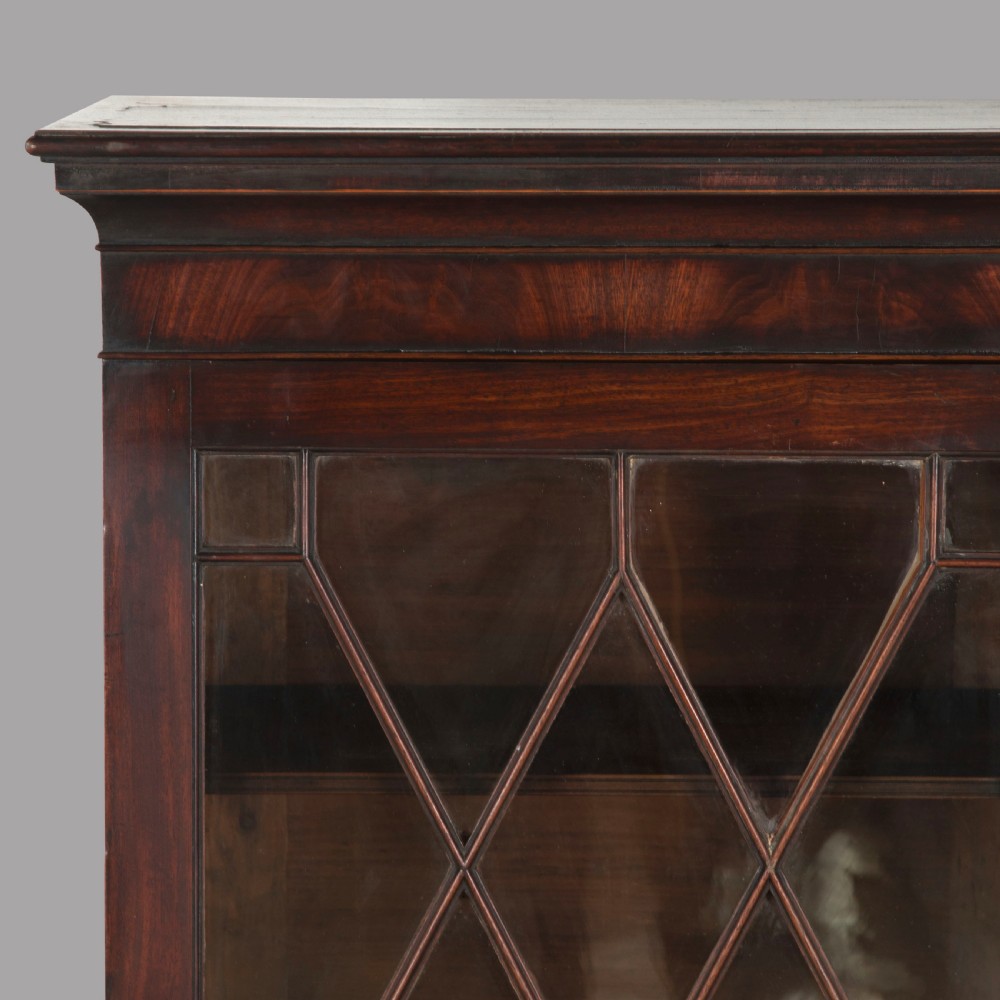 Mid 19th Century Free Standing Glazed Bookcase View III