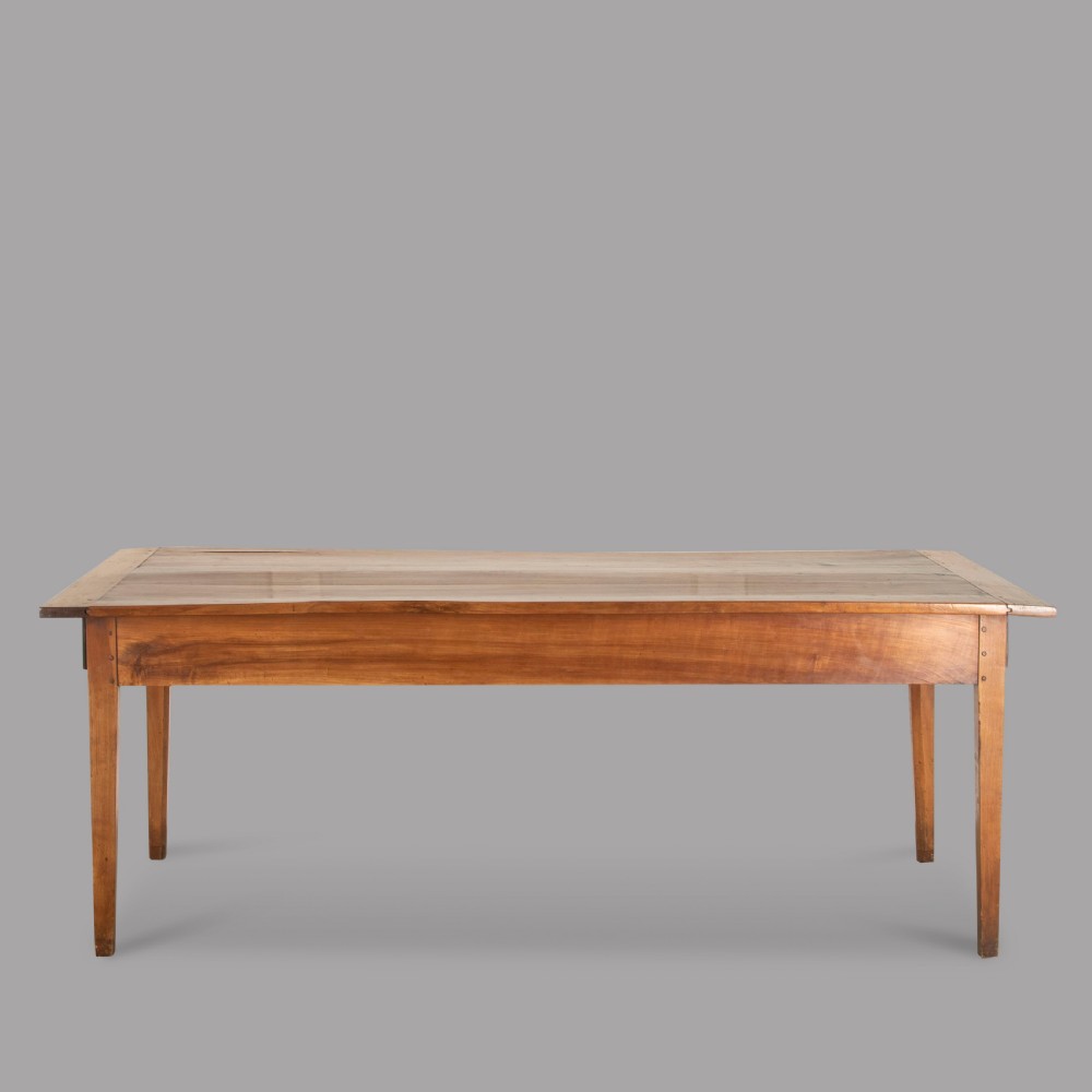 A Excellent Mid 19th Century French Fruitwood Farmhouse Table