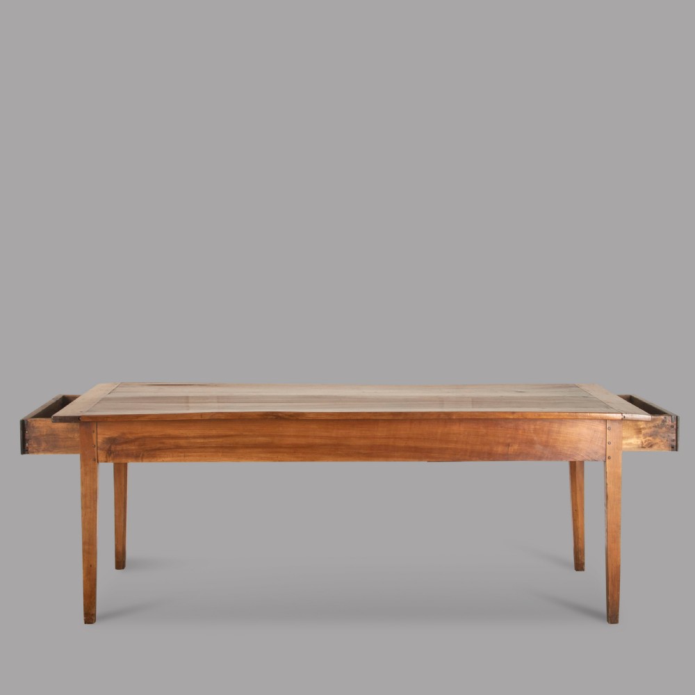 A Excellent Mid 19th Century French Fruitwood Farmhouse Table View II
