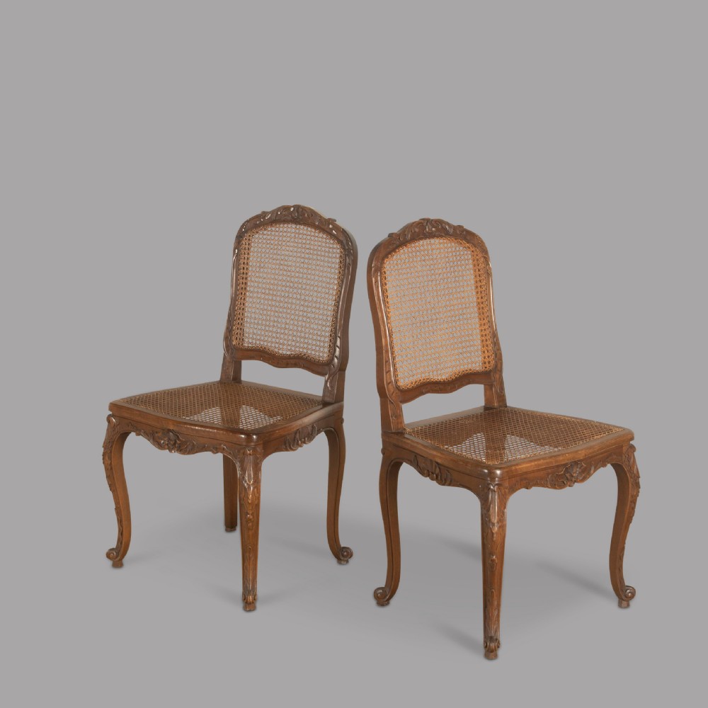 Decorative Set of Eight Early 20th Century French Dining Chairs View II