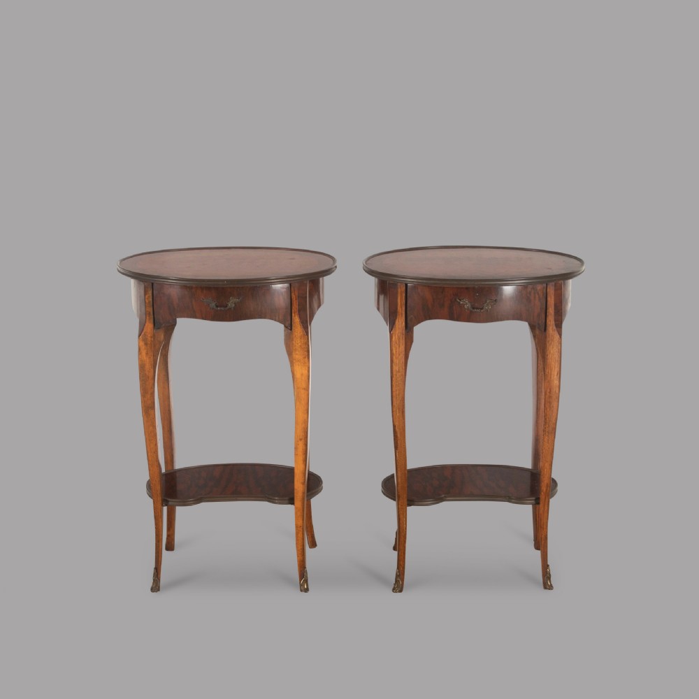 Pair of Early 20th Century French Side or Bedside Tables