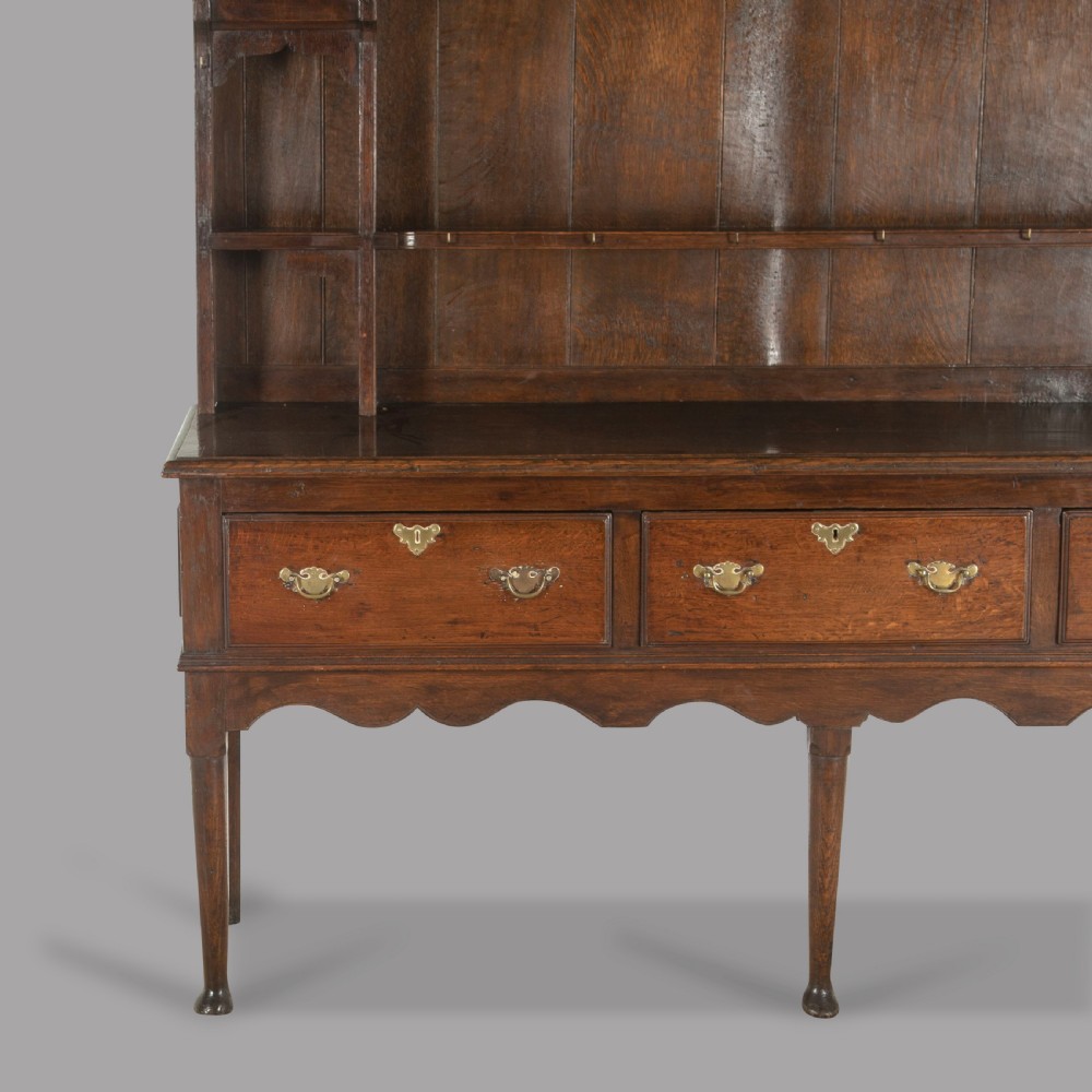 18th Century Two Part Oak Dresser View II