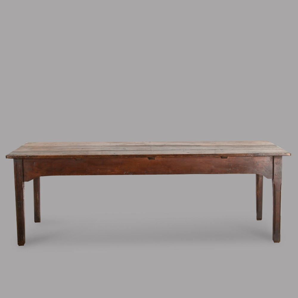 Mid 19th Century French Chestnut Farmhouse Table