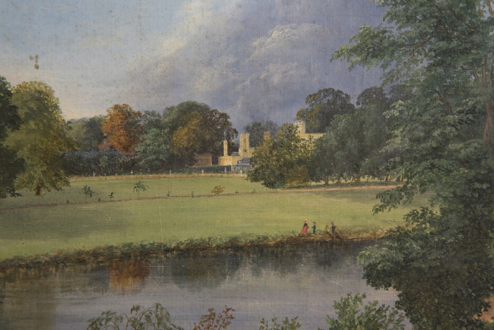 Richard Hilditch Mid 19thC 'Cambridge Meadow, Richmond' View III