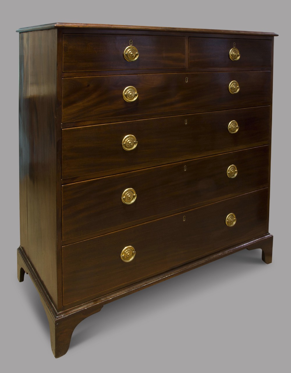 19thc Mahogany Chest of Drawers  View II