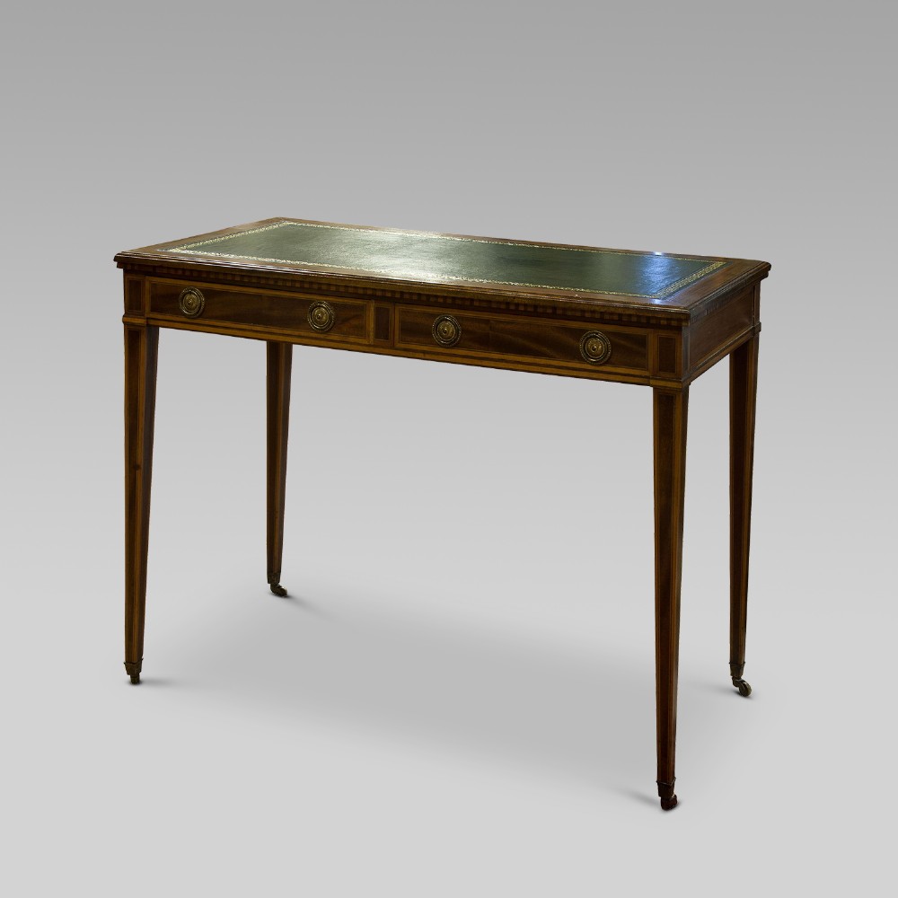 Sheraton Revival Writing Desk c1890 
