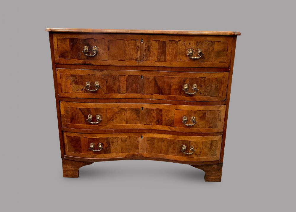 A Northern Italian c1800 Serpentine Chest of Drawers