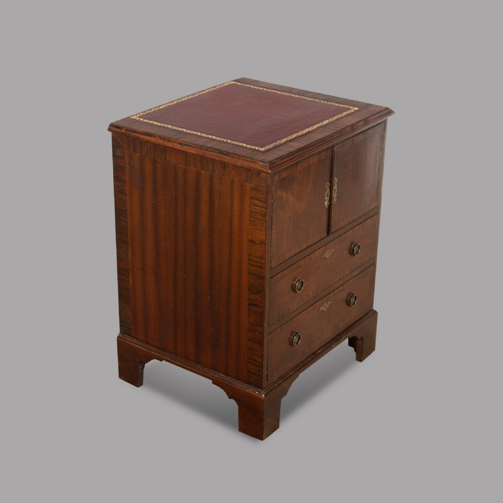 Pair of English Mahogany Bedside Cabinets View II