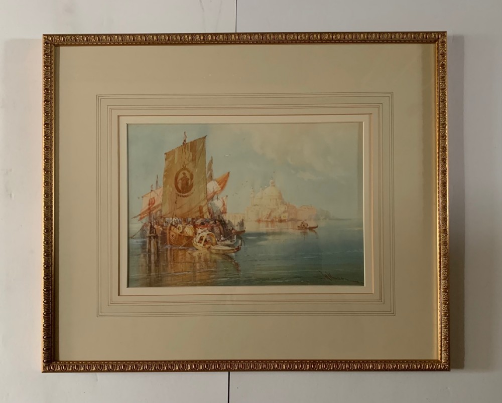 William Knox - Fine Watercolour Drawing of Grand Canal Venice