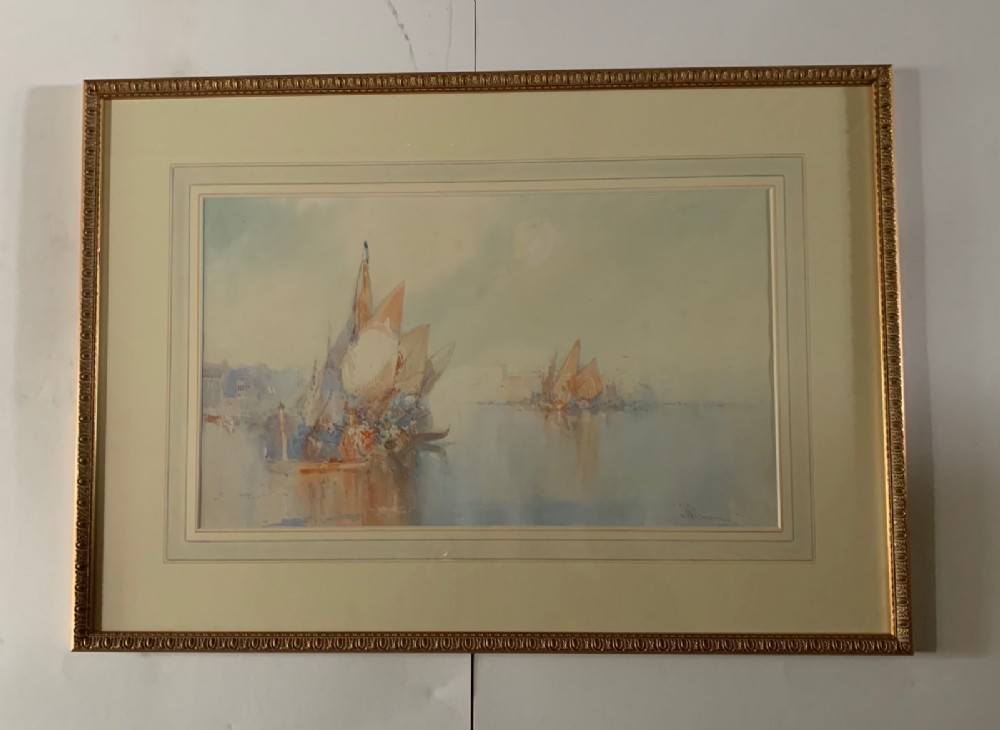 William Knox - A Watercolour Drawing Of Venice
