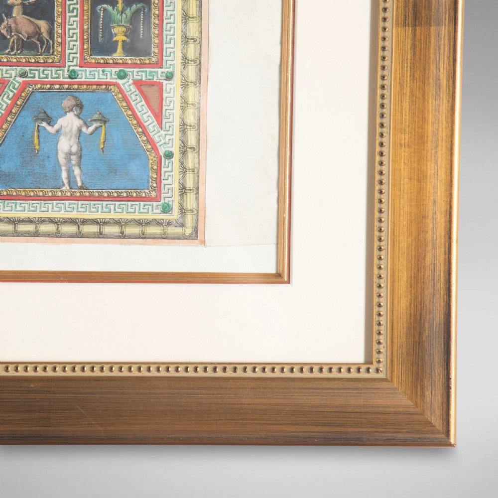 Set of Four Studies of Raphael Frescoes View III