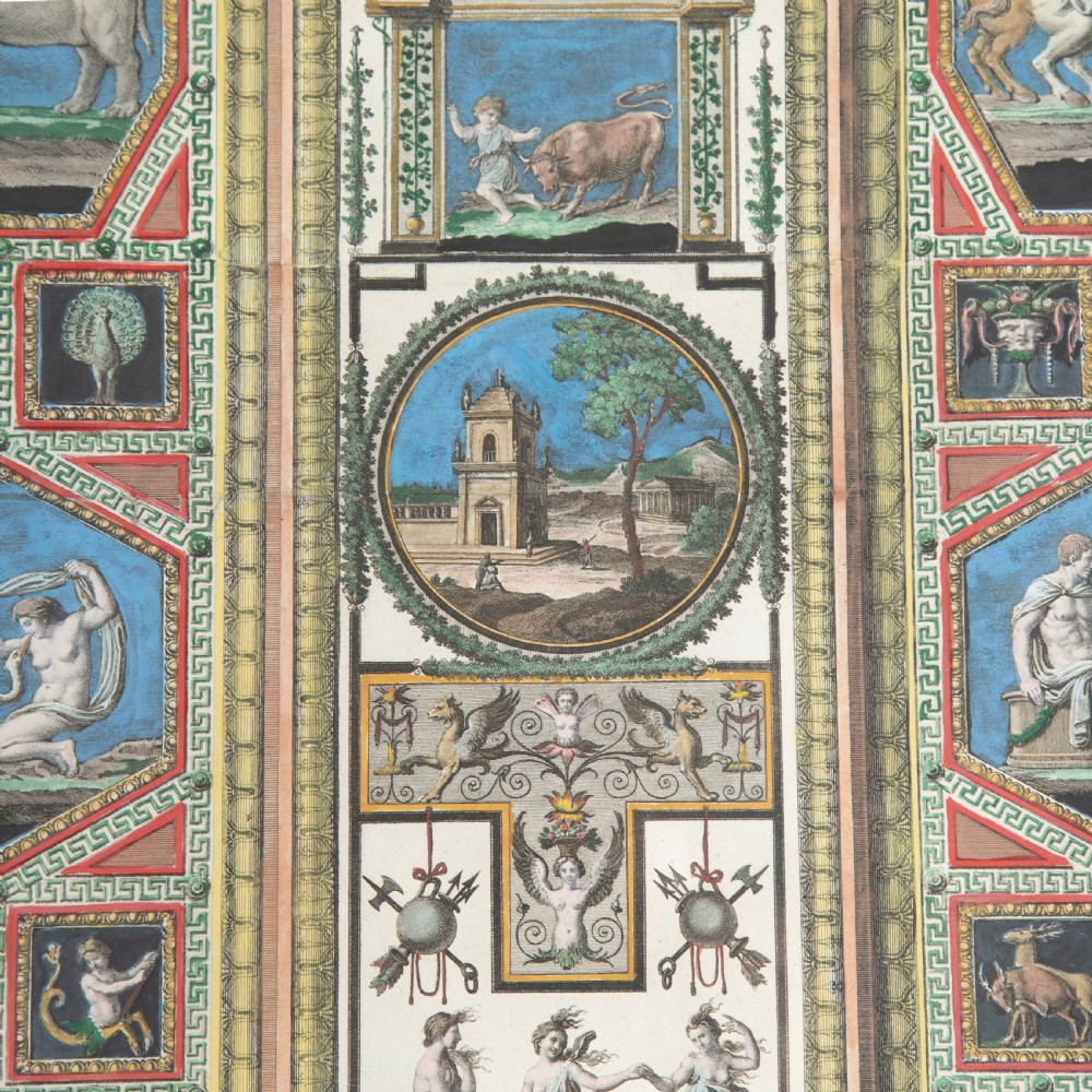 Set of Four Studies of Raphael Frescoes View IV