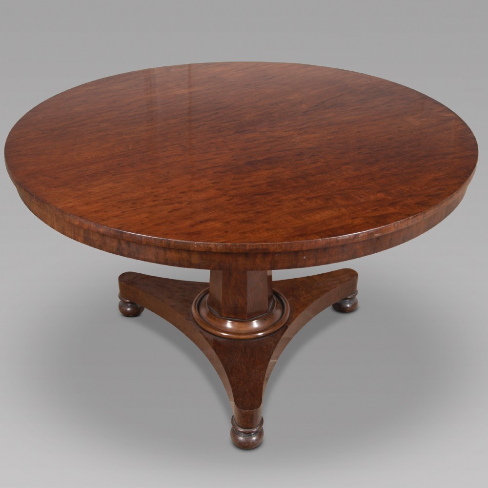 A Victorian Plum Pudding Mahogany Breakfast Table