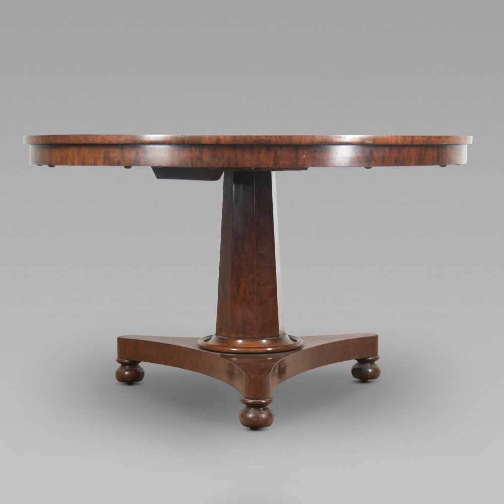 A Victorian Plum Pudding Mahogany Breakfast Table View II