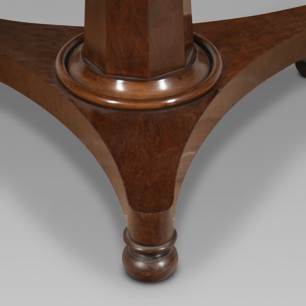 A Victorian Plum Pudding Mahogany Breakfast Table View IV