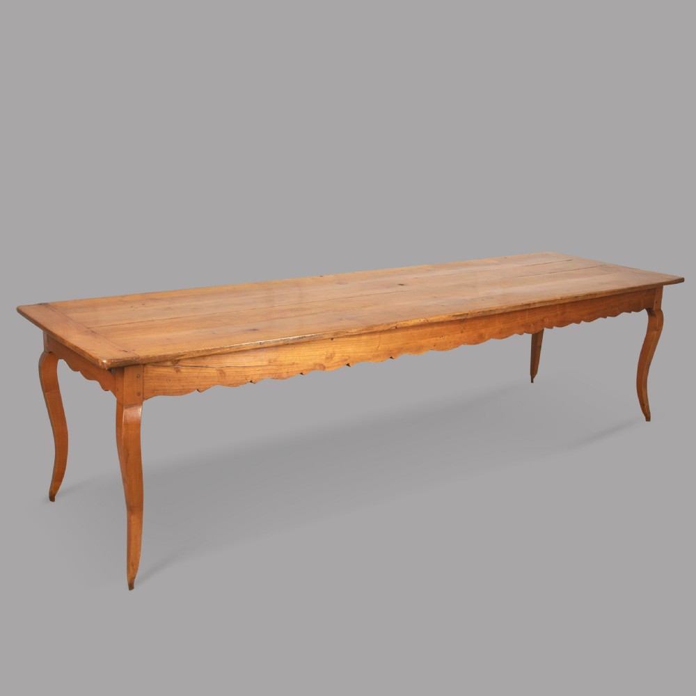 French 19th Century Cherrywood Farmhouse Table View II