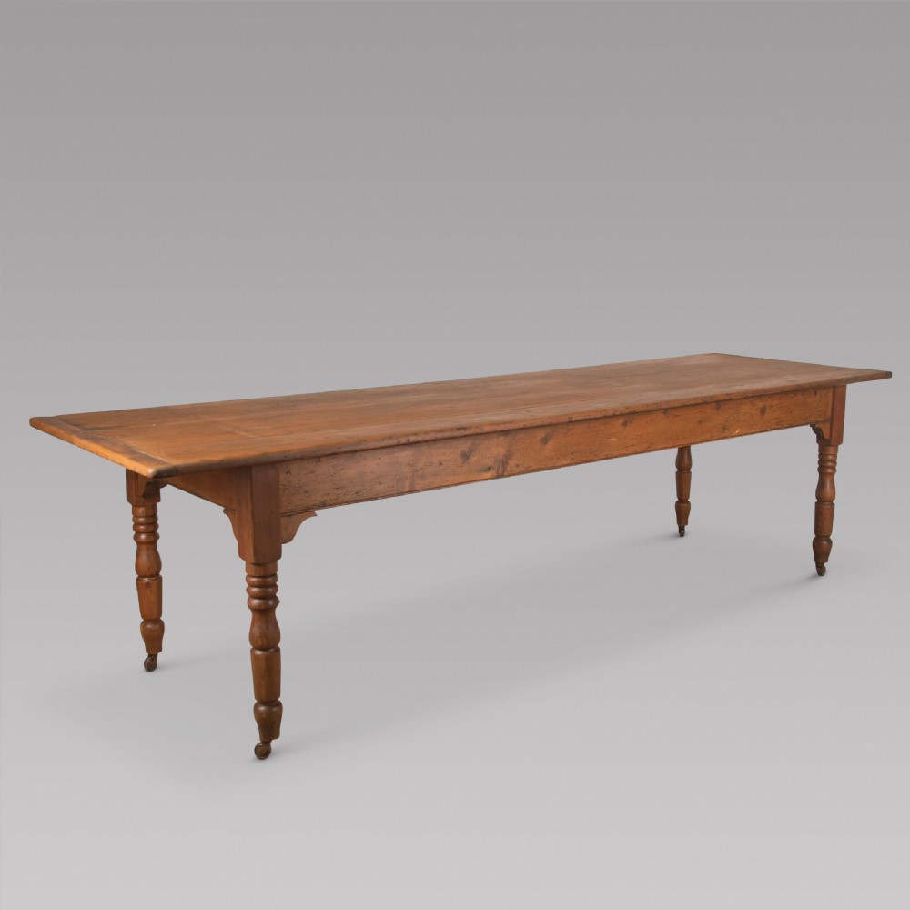 A 19thc Pine French Country Farmhouse Table View III