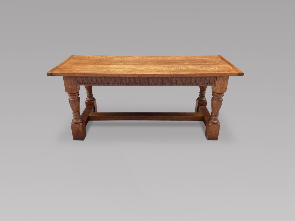 A 19thc Oak Refectory Table