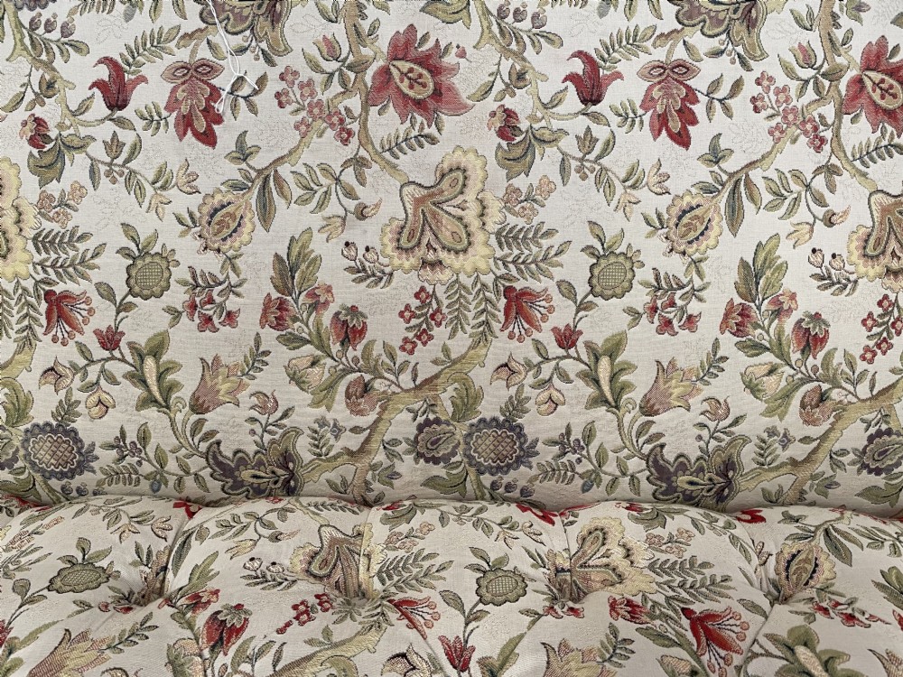 An Attractive Biedermeier Walnut Framed Settee View V