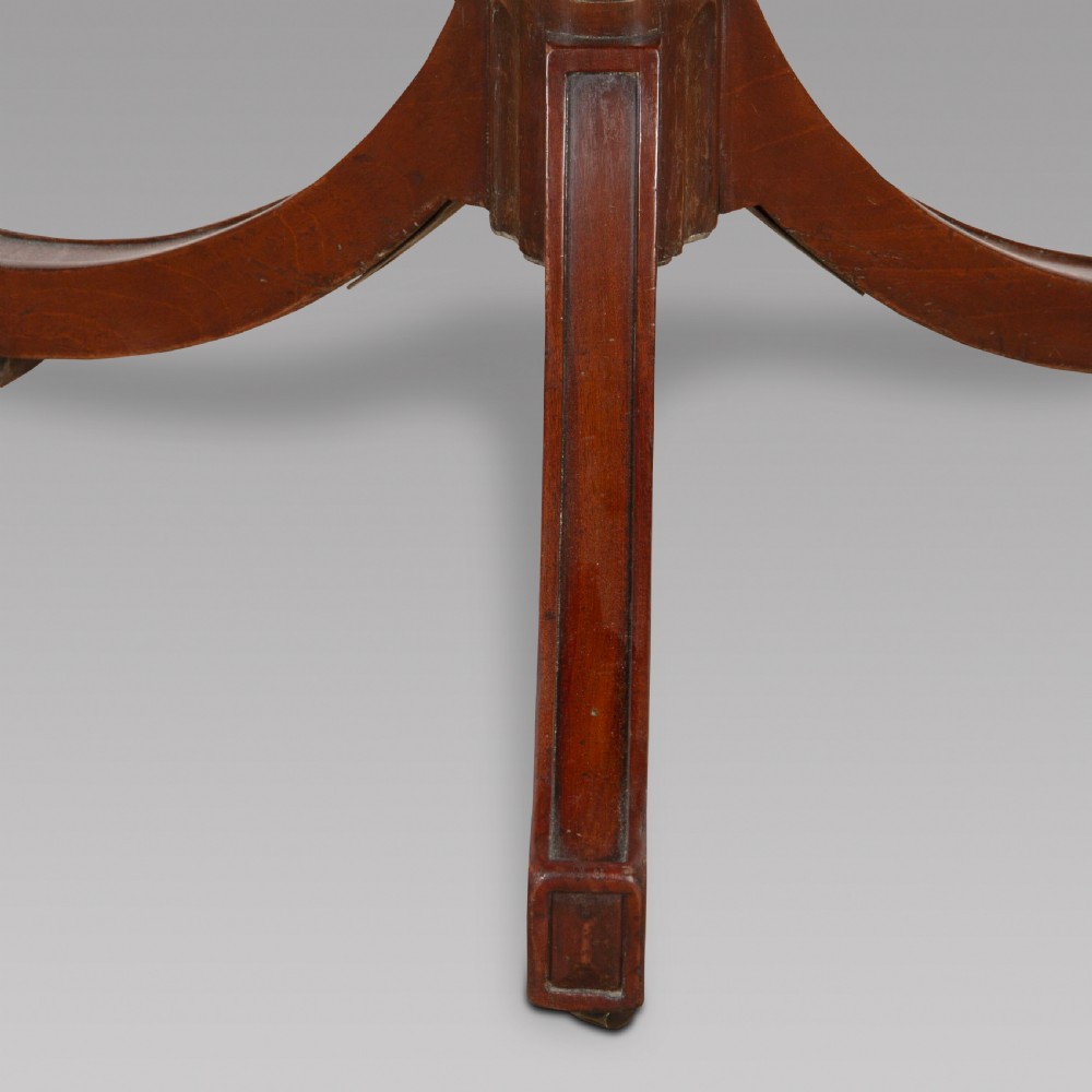 Mid 19th Century Mahogany Inlaid Drum Table View IV