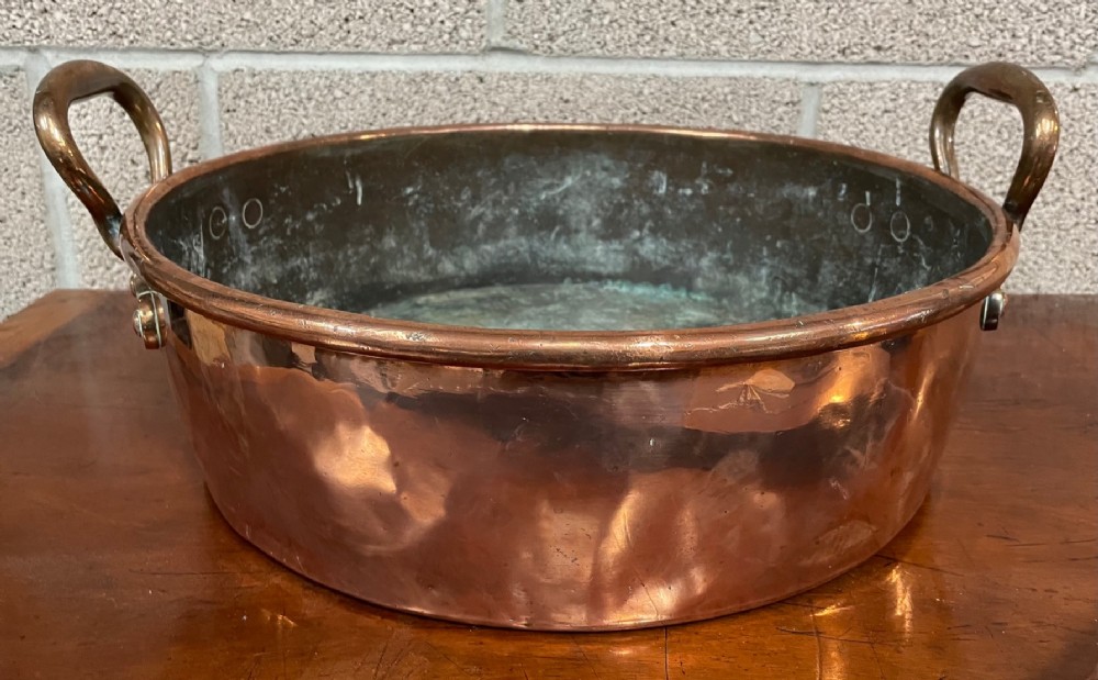 A 19thc Copper Preserve Pan