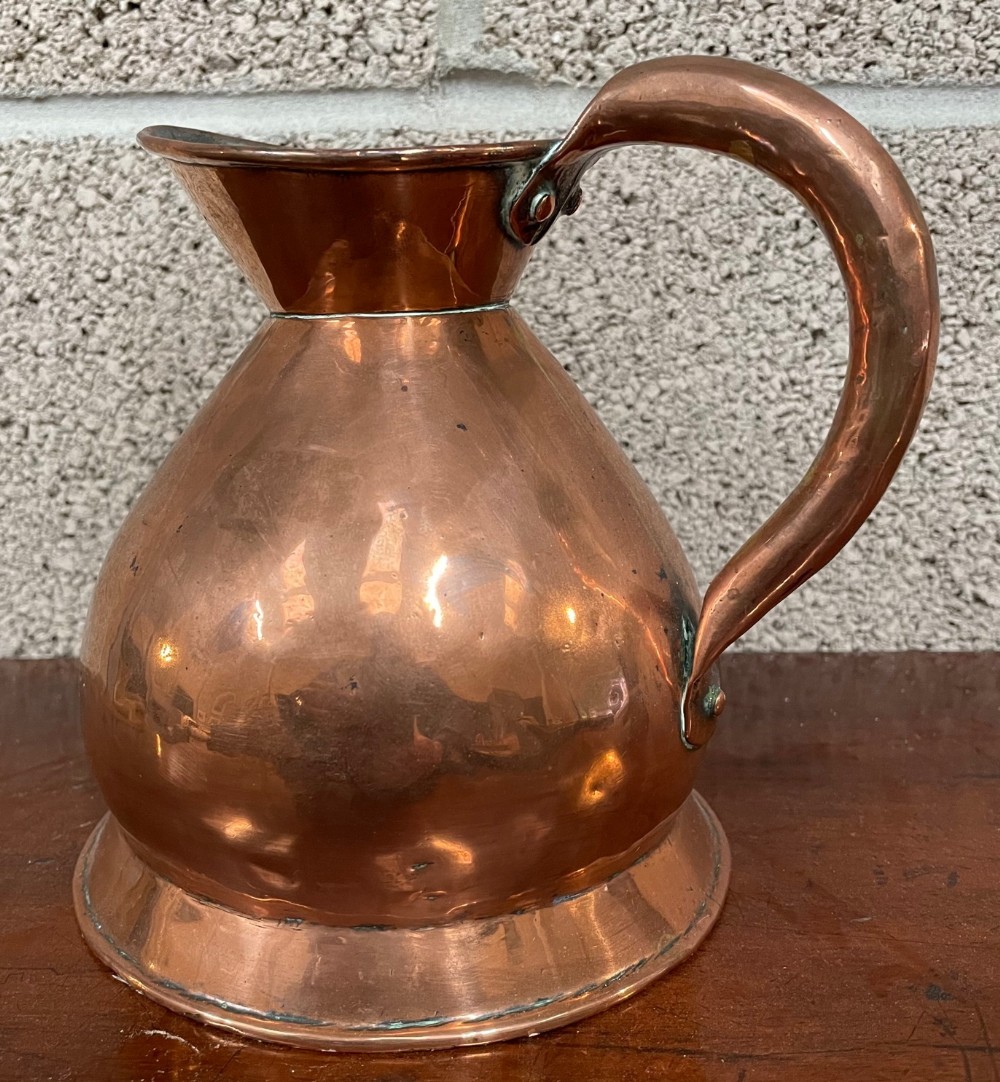 A 19thc Copper 'Quartz' Jug