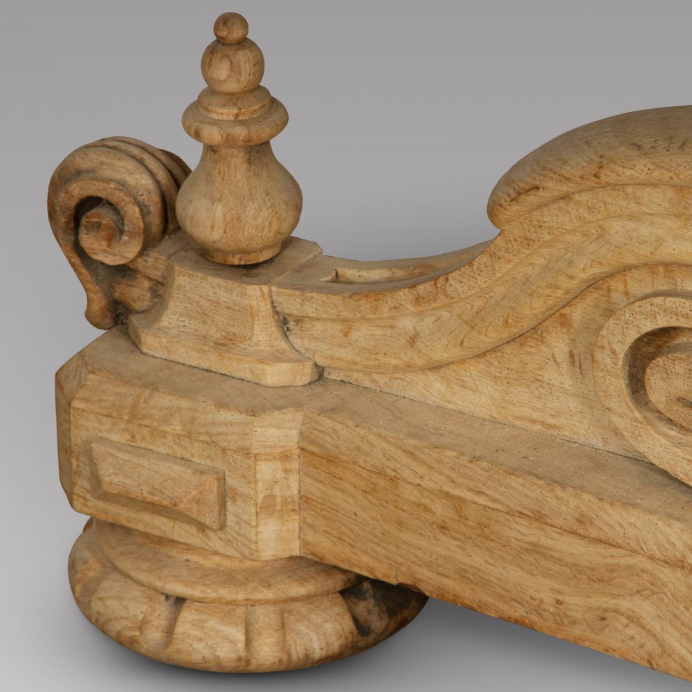 A 19th Century Bleached Oak centre table View III