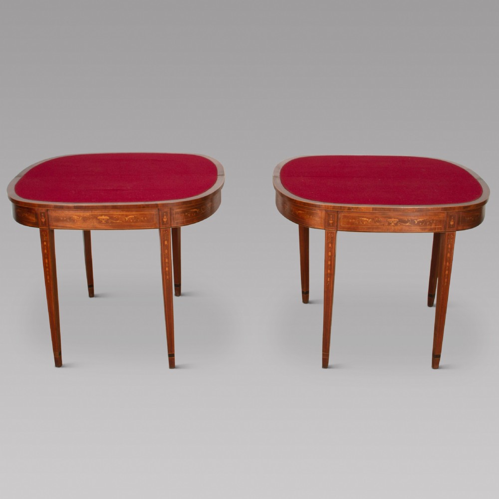 A Pair of 19th Century Card Tables View III