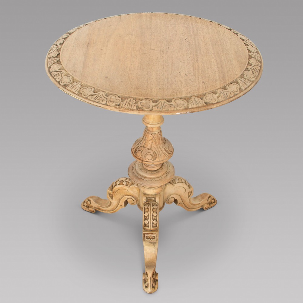 A 19thc Bleached Walnut Side Table View II
