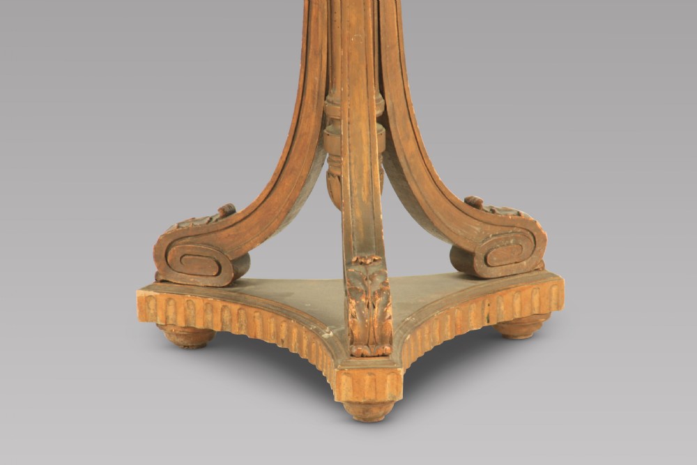 A Carved Giltwood Lamp View III