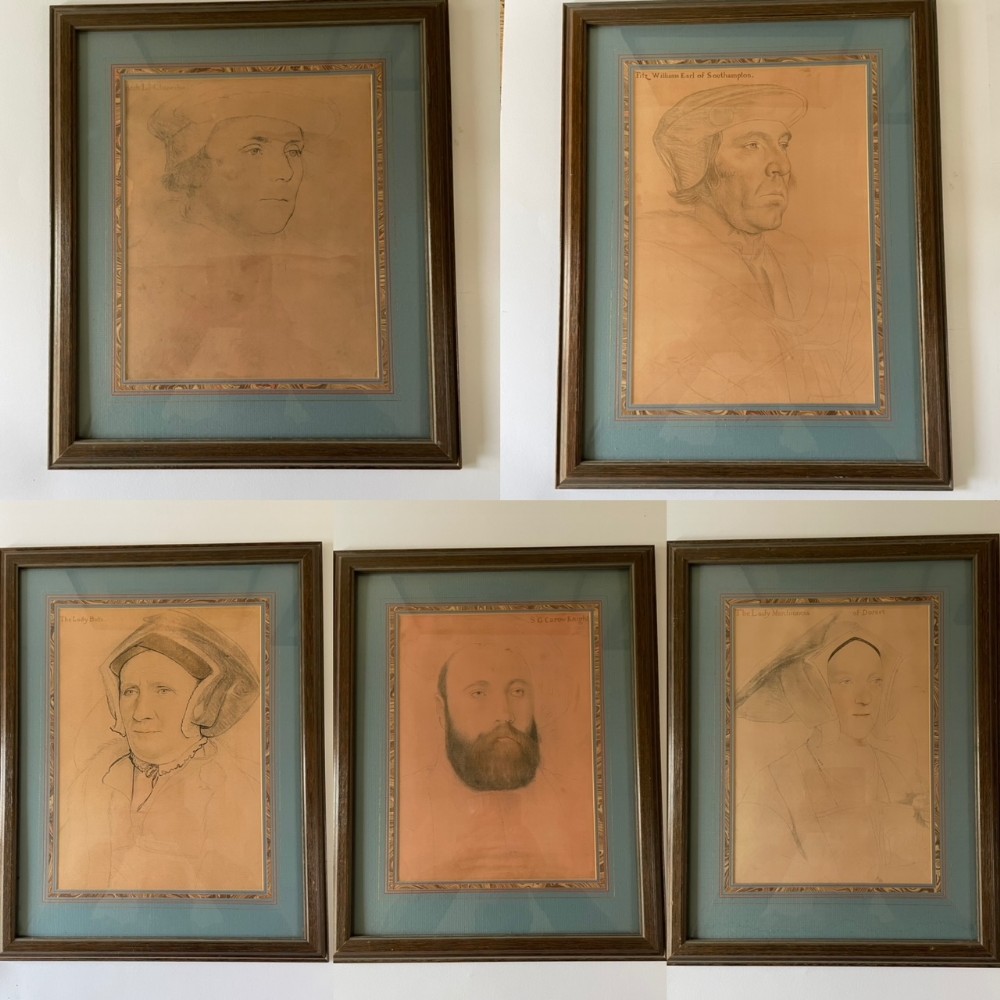 After Hans Holbein A Set of Five Drawings (2)