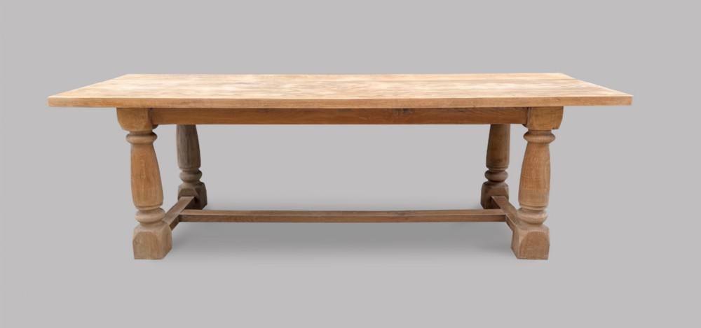 A c1930 Bleached Oak Table