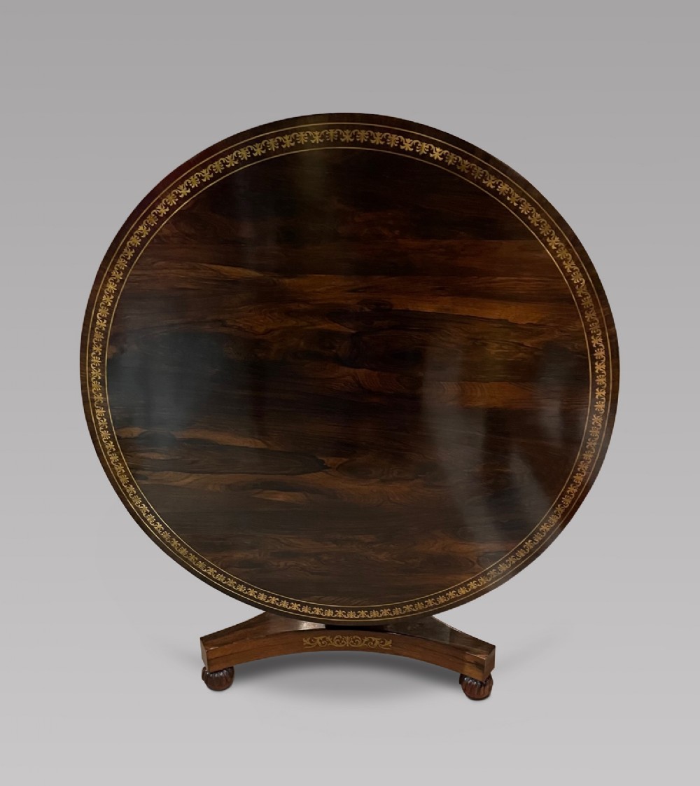 A 19thc Rosewood Breakfast Table